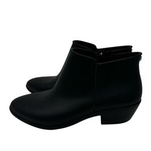 Sam Edelman Petty Matte Black Rain Booties Women’s 6M Waterproof